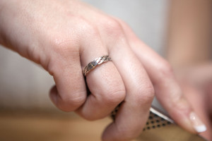 Moesmycken.se - Handgjorda ringar, halsband och örhängen - Ring Fläta